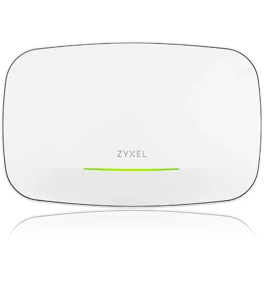 Точка доступа Zyxel NebulaFlex NWA130BE, WiFi 7, 802.11a/b/g/n/ac/ax/be (2,4 и 5 ГГц), MU-MIMO, антенны 2x2, до 688+4320 Мбит/с, 2xLAN 2.5GE, PoE