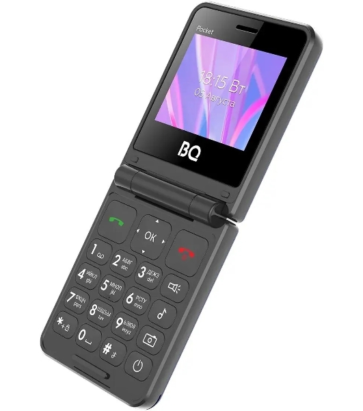 Мобильный телефон BQ 2456 Pocket черный