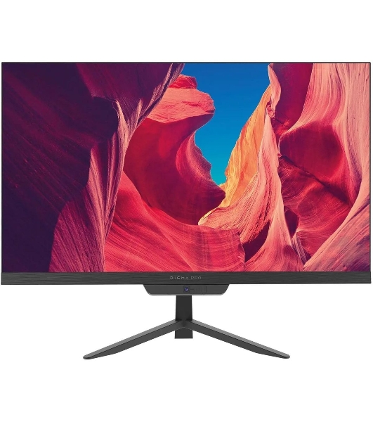 Моноблок Digma Pro Base 23.8' Full HD i3 12100 (3.3) 8Gb SSD 512Gb UHDG 730 CR Windows 11 Pro GbitEth WiFi BT 90W клавиатура мышь Cam черный 1920x1080