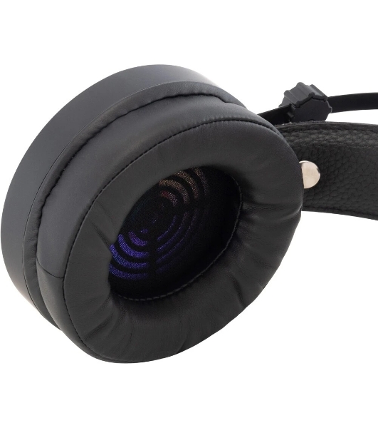 Гарнитура Oklick HS-L810G чёрный, проводная, USB, подсветка