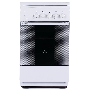 Газовая плита Flama FG 2411 W белый, конфорок 4 шт, духовка 50 л, 50 см x 85 см x 60 см