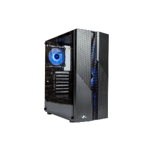 Компьютерный корпус ATX Eurocase A85 4ARGB черный без БП закаленное стекло USB 3.0