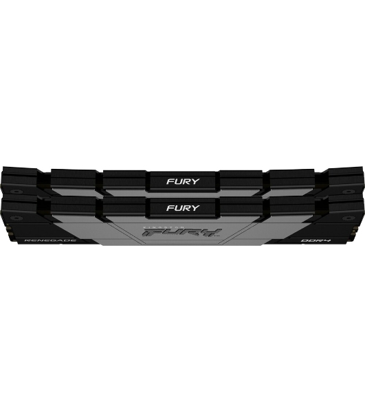 Оперативная память Kingston Fury Renegade, DDR4, 32GB (2x16GB), 3200MHz, CL16, DIMM, с радиаторами, серый/черный