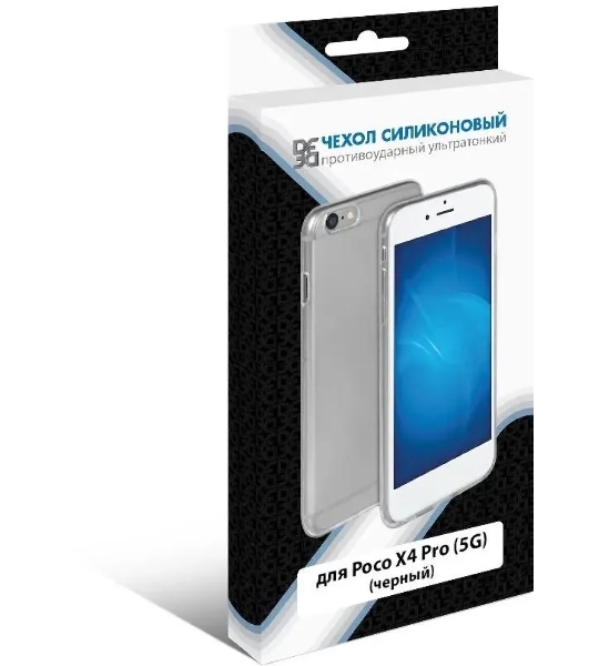 Чехол (клип-кейс) DF poCase-04, для Xiaomi Poco X4 Pro 5G, черный pocase-04 (black)