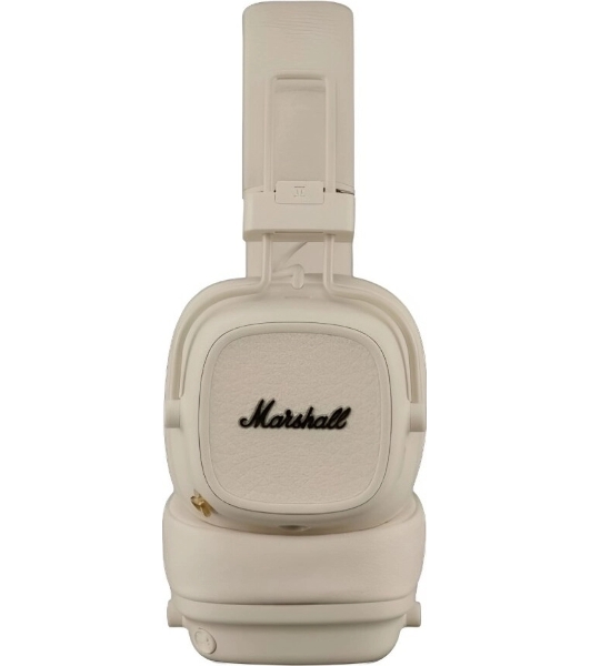 Беспроводные/проводные наушники Marshall Major V бежевый, накладные, Bluetooth + проводной, беспроводная зарядка