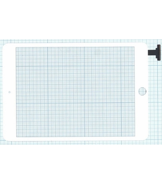Сенсорное стекло (тачскрин) Ipad mini 3 (retina) no IC (A1599, A1600). белое