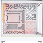 Компьютерный корпус Montech HS02 PRO белый без БП ATX 4x140мм 2xUSB 3.0 audio bott PSU, фото6