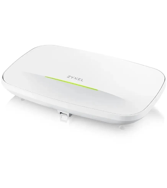 Точка доступа Zyxel NebulaFlex NWA130BE, WiFi 7, 802.11a/b/g/n/ac/ax/be (2,4 и 5 ГГц), MU-MIMO, антенны 2x2, до 688+4320 Мбит/с, 2xLAN 2.5GE, PoE