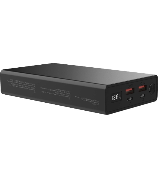 Портативный аккумулятор Digma DGPD100WA 20000mAh QC3.0/PD3.0 100W 5A 2xUSB-A/2xUSB-C черный