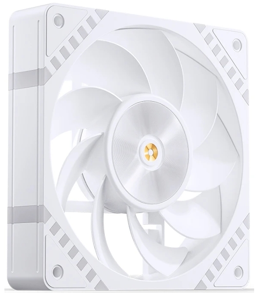 Вентилятор для корпуса JONSBO HF2-120WR Reverse (120x120x25мм, 4-pin PWM, ARGb, 63.3CFM, 29.5dBA, 2200RPM, белый)