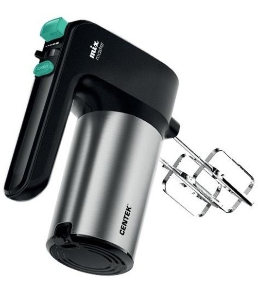 Миксер Centek CT-1123 (черный/сталь)