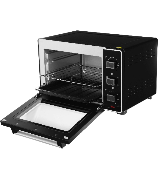 Мини-печь Hyundai MIO-HY093 28 л, 1600 Вт, черный
