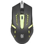 Мышь проводная Defender Flash MB-600L черный, 1200 dpi, USB, кнопки - 4, фото14