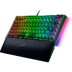 Клавиатура Razer BlackWidow V4 75% Orange Switch Phantom Green Edition проводная, USB Type-A, зелёный, фото3