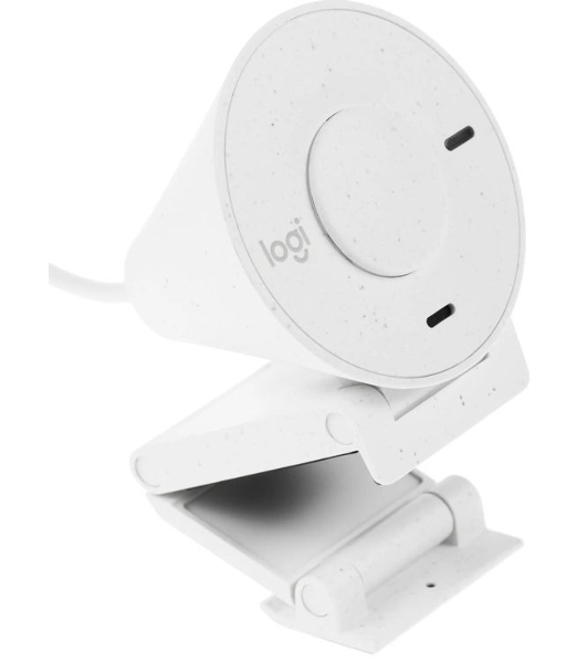 Веб-камера Logitech Brio 300 1920x1080, 30 кадр/с, USB Type-C, микрофон (шумоподавление), автоматическая фокусировка, автоосвещение, универсальное крепление белая