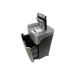 Шредер Office Kit SA375 серый/черный с автоподачей (секр.P-4) фрагменты 375лист. 42лтр. скрепки скобы пл.карты CD, фото5