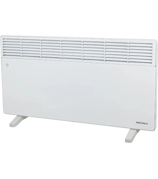 Конвектор электрический Neoclima Comforte T2.5 ЭВНА-2,5/230С2белый, 2500 Вт, 25 м2, термостат
