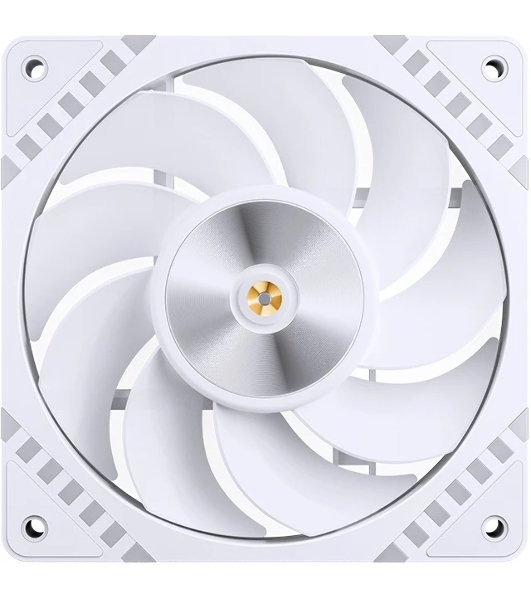 Вентилятор для корпуса JONSBO HF2-120WR Reverse (120x120x25мм, 4-pin PWM, ARGb, 63.3CFM, 29.5dBA, 2200RPM, белый)