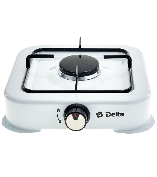 Плитка газовая Delta D-2205 одноконфорочная; белый (10)