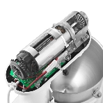 Миксер с подъемной чашей KitchenAid 5KSM7990XEWH Professional 6.9л белый, фото3