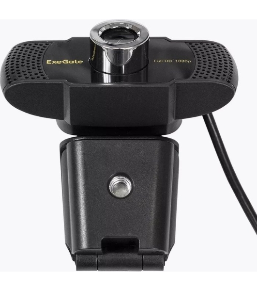 Веб-камера ExeGate BusinessPro C922 FullHD 1920x1080, 30 кадр/с, USB Type-A, микрофон (шумоподавление), универсальное крепление, штатив в комплекте