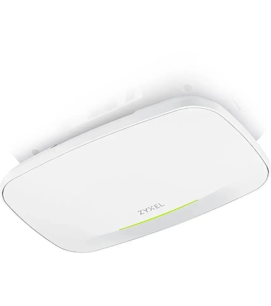 Точка доступа Zyxel NebulaFlex NWA130BE, WiFi 7, 802.11a/b/g/n/ac/ax/be (2,4 и 5 ГГц), MU-MIMO, антенны 2x2, до 688+4320 Мбит/с, 2xLAN 2.5GE, PoE