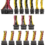 Блок питания ExeGate 750PPE, 750W, (ATX, APFC, PC, КПД 80% (80 PLUS), 12cm fan, 24pin, 2x(4+4)pin, 4xPCI-E, 6xSATA, 3xIDE, черный, кабель 220V в комплекте 1,8м), фото2