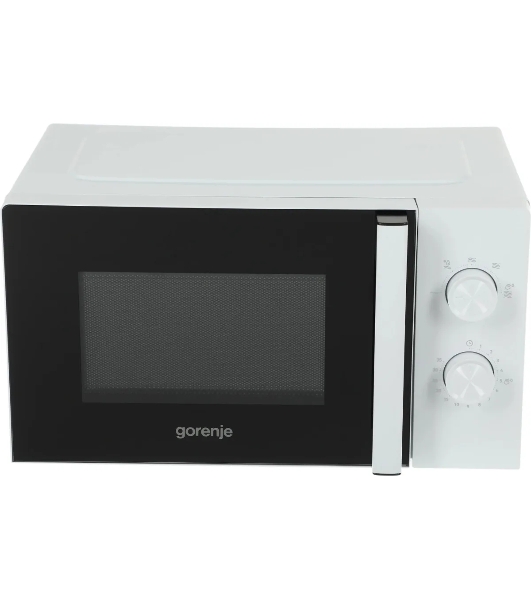 Микроволновая печь Gorenje MO20E1WH белый, 20 л, 800 Вт, переключатели - поворотный механизм