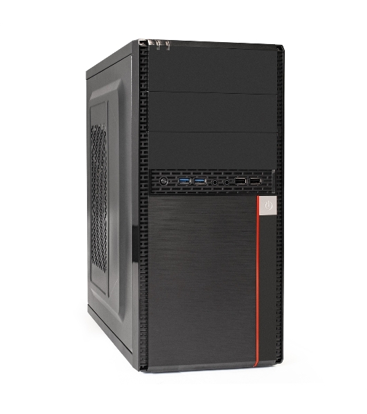 Компьютерный корпус ExeGate EX284036RUS Minitower BA-204U Black, mATX, (AA450, 80мм), 2хUSB+2хUSB 3.0, Audio