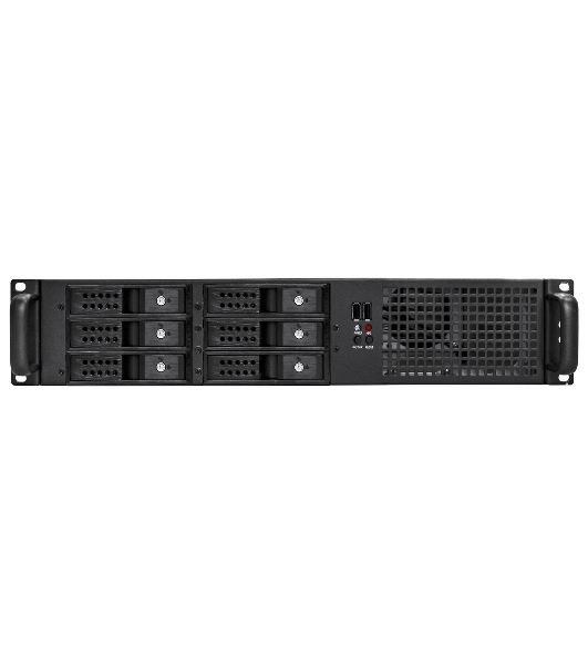 Серверный корпус ExeGate Pro 2U660-HS06 (RM 19', высота 2U, глубина 660, БП 500ADS, 6xHotSwap, USB)