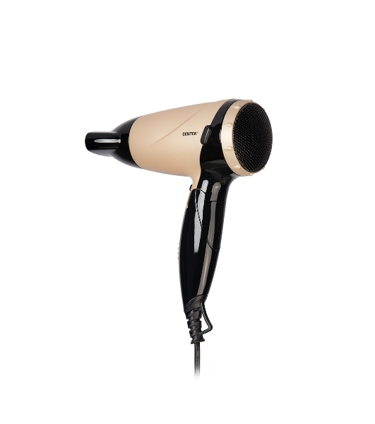 Фен Centek CT-2209 BLG черный/золотой перламутр, 1600 Вт, компактный