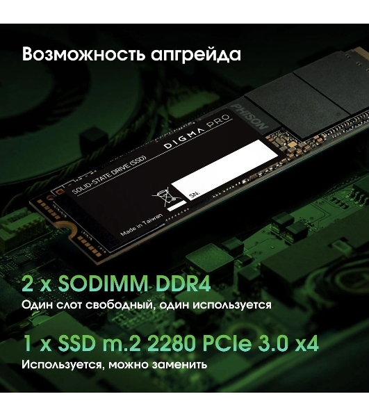 Моноблок Digma Pro Base 23.8' Full HD i3 12100 (3.3) 8Gb SSD 512Gb UHDG 730 CR Windows 11 Pro GbitEth WiFi BT 90W клавиатура мышь Cam черный 1920x1080