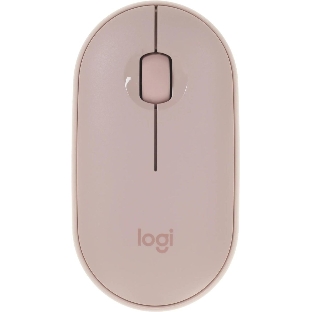 Мышь беспроводная Logitech Pebble M350 розовый, 1000 dpi, радиоканал, Bluetooth, USB, кнопки - 3