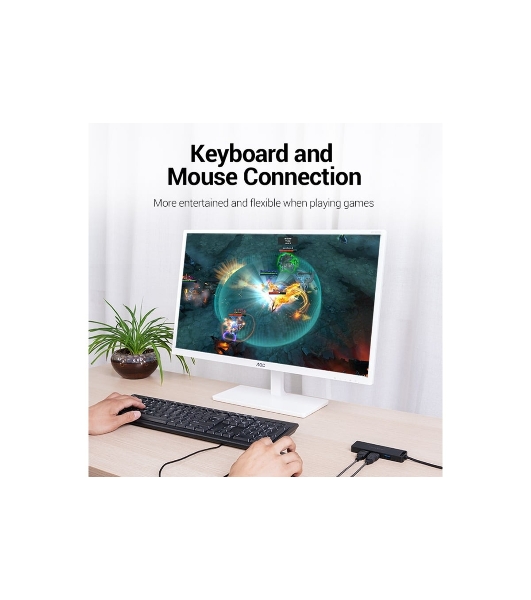 USB-концентратор Vention CHLBF, USB 3.0, USB 4 порта, USB