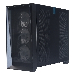 Компьютерный корпус 'Lagrange'; ATX, черный, FANS: 120мм ARGb: 3 Top + 1 Rear + HUB. Drive bay int: 3x3,5'; + 3x2,5';. 2xUSB 3.0+1xUSB-C, Audio I/O, Up to 14x120мм Fans, GPU up to 425мм, PSU max 270мм, CPU cooler up to 190мм, SPCC 1,0мм metal, 4мм TG side panel, фото6