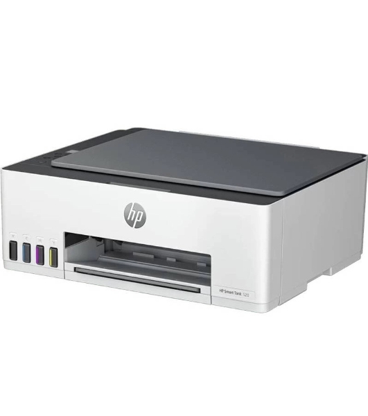 МФУ струйный HP Smart Tank 520 (1F3W2A), A4, цветной, печ. до 12 стр/мин. (ч/б) до 5 стр/мин. (цвет), 1200 x 1200 dpi, USB
