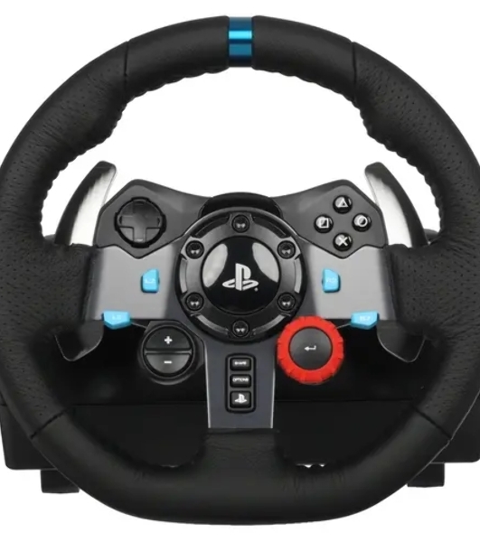 Руль LOGITECH G29 игровой (USB, для PS и PC, педали, виброотдача, 941-000113/941-000112/941-000142)