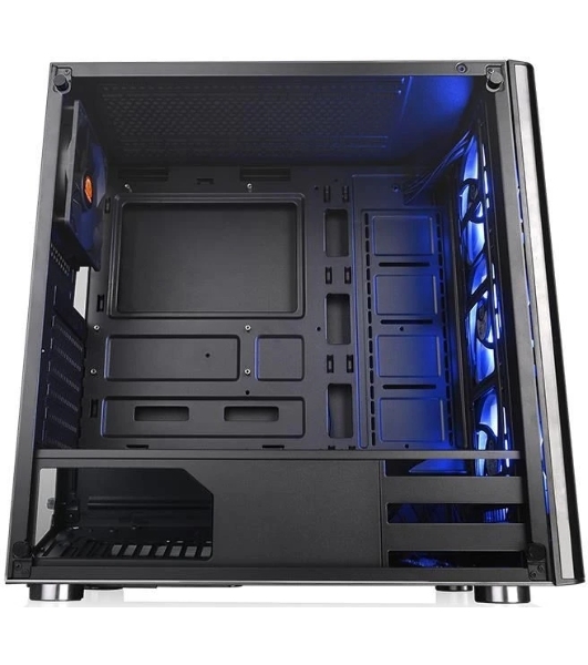 Компьютерный корпус V200 TG RGb CA-1K8-00M1WN-01 Black/Win/SPCC/Tempered Glass*1/120мм RGb Fans*3 + 120мм Standard Fan*1/MB Sync