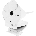 Веб-камера Logitech Brio 300 1920x1080, 30 кадр/с, USB Type-C, микрофон (шумоподавление), автоматическая фокусировка, автоосвещение, универсальное крепление белая, фото8
