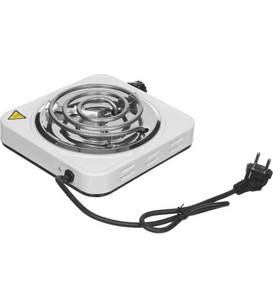 Электрическая плитка Centek CT-1508 (белый) 1конфорка ТЭН 140мм, 1000Вт, индикатор работы