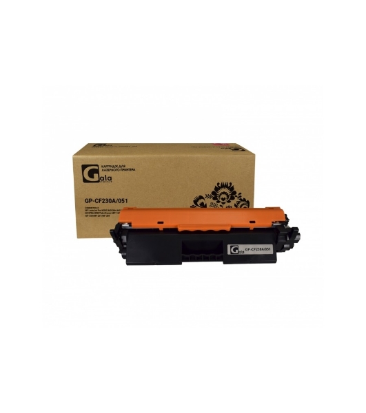Картридж лазерный GalaPrint GP-CF230A/051 (№30A) черный (1600 стр.) для HP LaserJet Pro M203/M203dn/M203dw/M227/M227fdn/M227fdn/M227sdn/Canon LBP-160/LBP-162/MF-260/MF-264/MF-267/MF-269