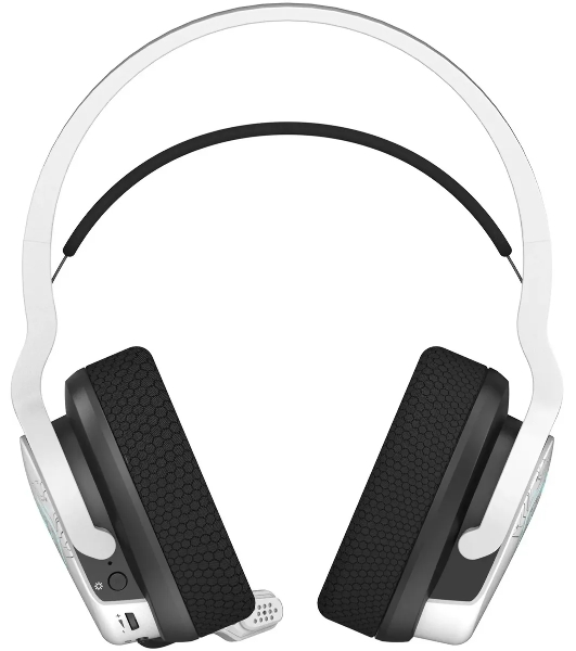 Гарнитура Bloody GR370 белый, беспроводная + проводная, Bluetooth, до 45 ч, подсветка