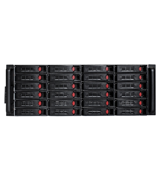 Серверный корпус ExeGate Pro EX293274RUS 4U660-HS24 (RM 19', высота 4U, глубина 660, БП 700RADS, 24xHotSwap, USB)