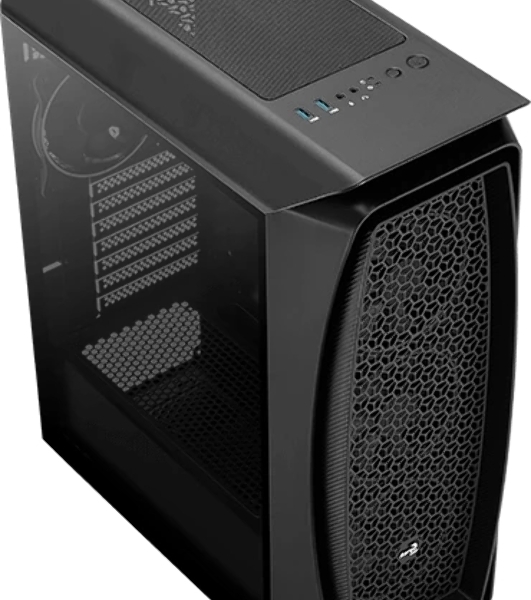 Компьютерный корпус Aerocool/Formula Aero One Eclipse-G-BK-v1 черный без БП ATX 4x120мм 2xUSB 3.0 audio