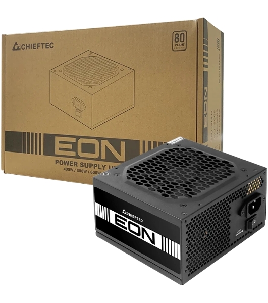 Блок питания Chieftec Eon ZPU-400S, 400Вт, 80 PLUS, 120мм, черный