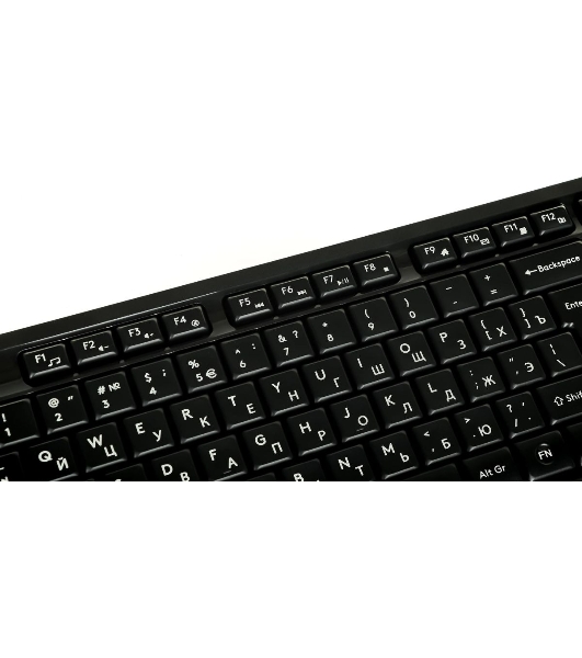 Комплект клавиатура+мышь A4Tech FStyler FG1012 беспроводной, USB, 1200 DPI, черный