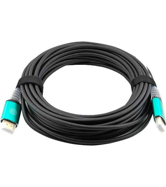 Кабель аудио-видео Cactus CS-HDMI-AOC-2.1-10 HDMI (m)/HDMI (m) 10м. позолоч.конт. черный