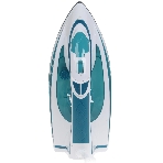 Утюг Delta LUX DL-352 белый с бирюзовым, 2200 Вт, 30 г/мин, 140 г/мин, 300 мл, фото9