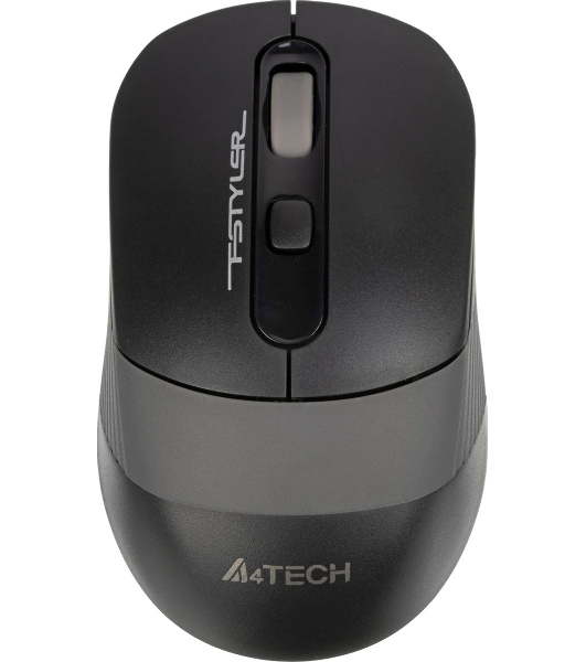 Мышь беспроводная A4Tech Fstyler FG10S черный/серый, 2000 dpi, радиоканал, USB, кнопки - 4