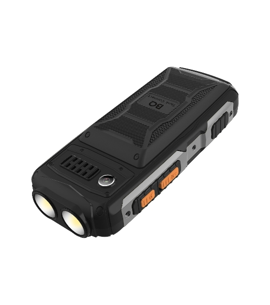 Мобильный телефон BQ 2430L Tank Connect черный/серый